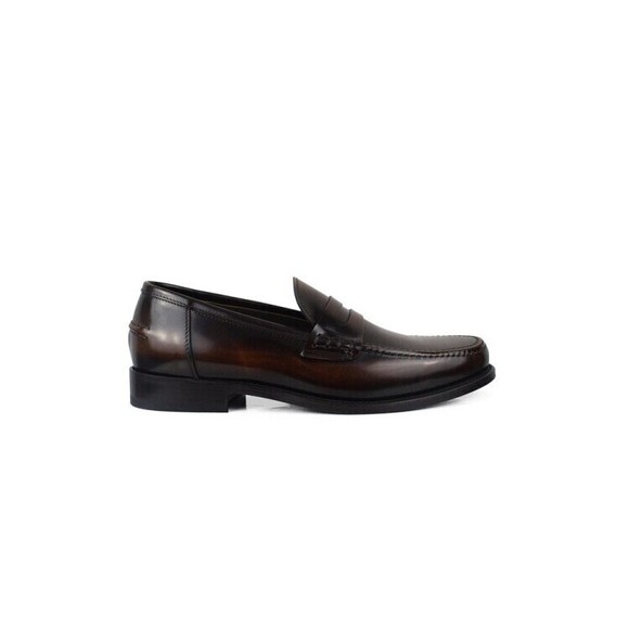 Alberto Brown Calfskin Leather Loafers - NWT